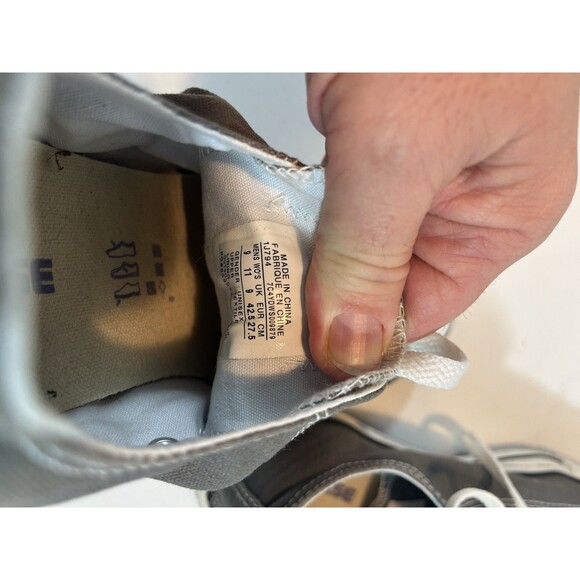 Converse All Star Golf Shoes Modified With Spikes Size 9 RARE Low Tops Gray - Picture 7 of 11